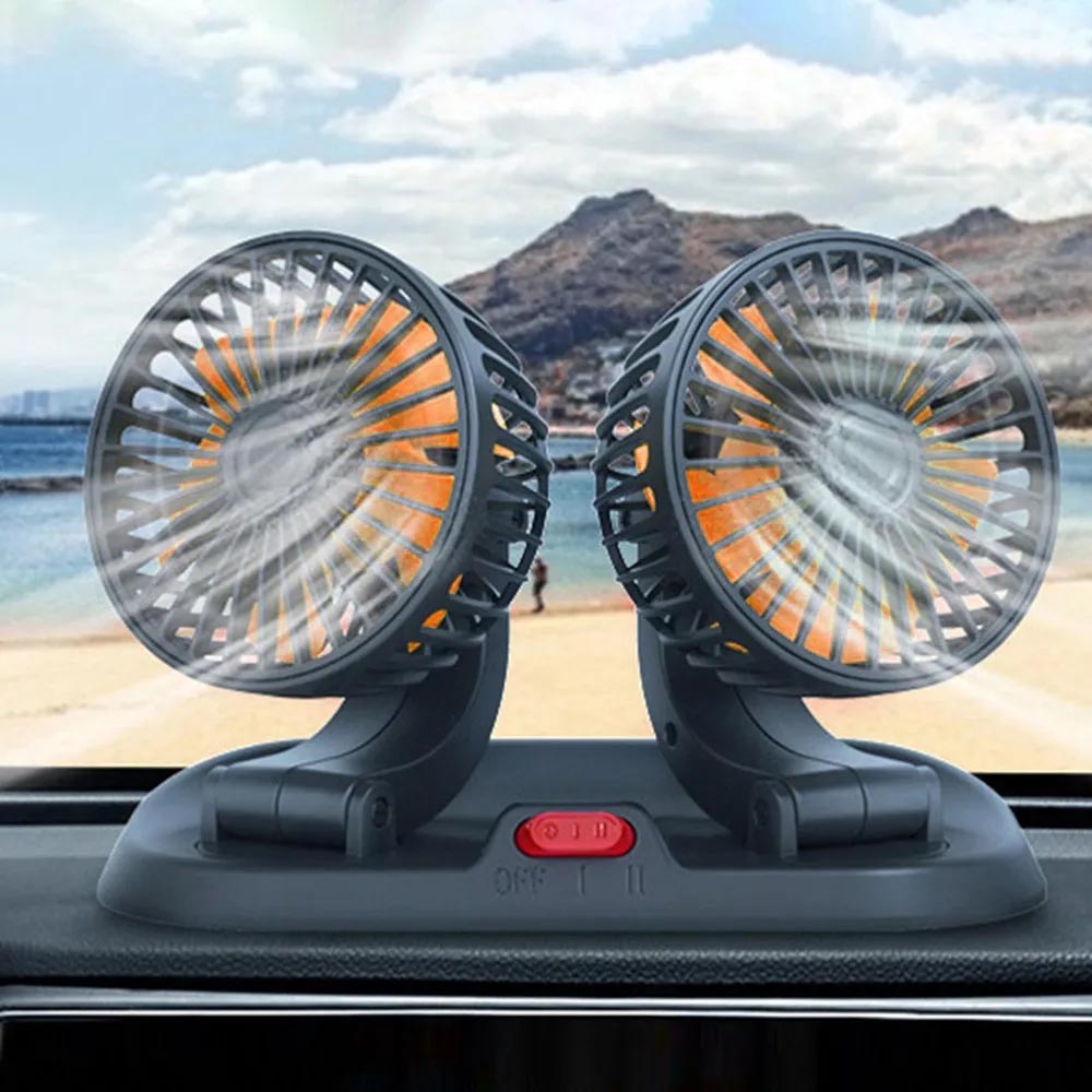 Miniatura 2 de Ventilador Para Carro Doble 360°